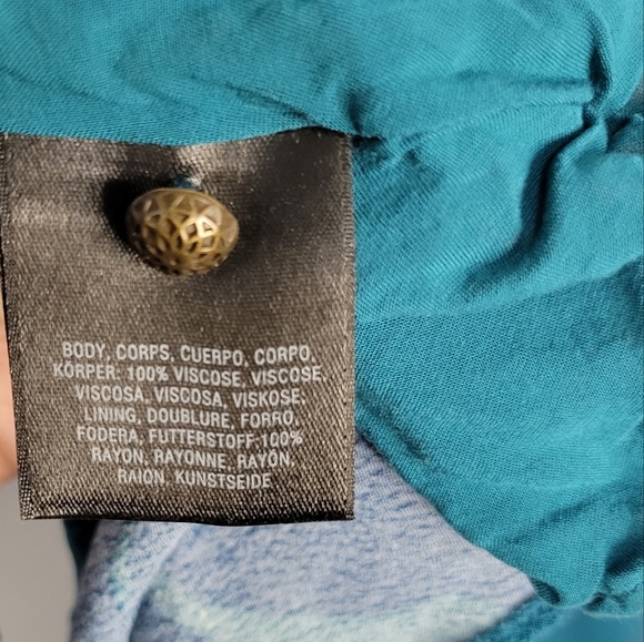 Anthropologie Maeve "Elia" Floral Open Shoulder Midi Dress Size 8 - Picture 13 of 13